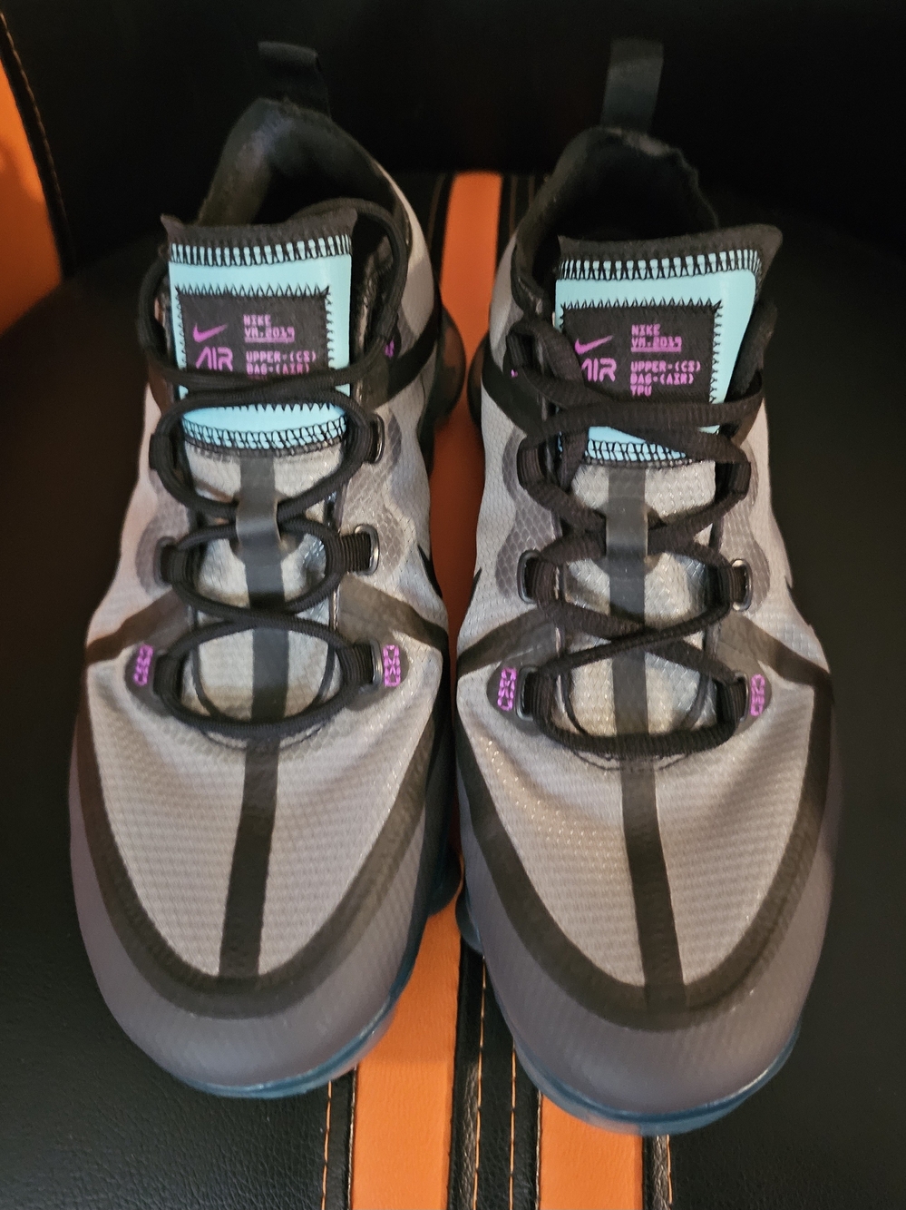 Nike Air VaporMax 2020 Flyknit Gray & Black Athletic Shoes